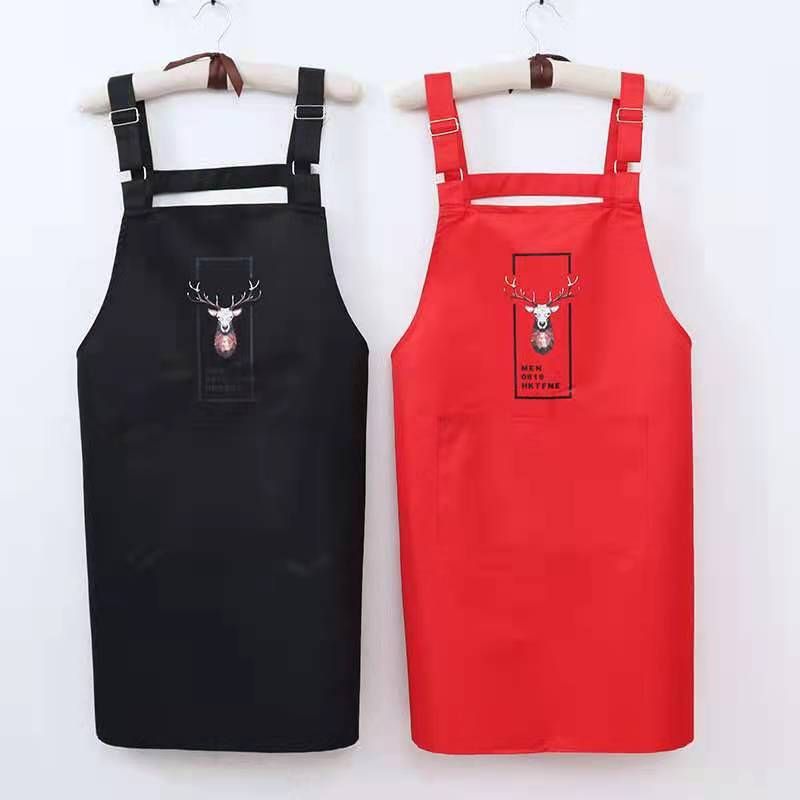 Apron Home Kitchen Waterproof And Oil Resistant Female Nordic Style Fashion Korean Version Custom Logo Work Clothes Restaurant Version Waist details Picture