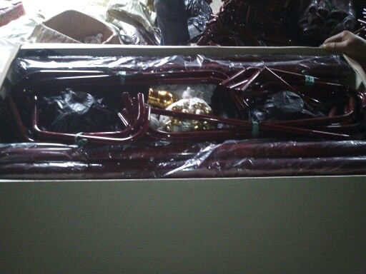 铁艺衣帽架 冰花衣架 外贸专供款衣帽架详情图1