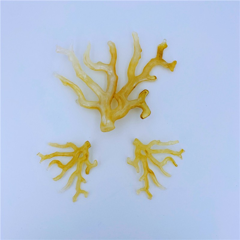 Fashionable acrylic beads imitating coral shapes, two-color cloud scattered beads, DIY earrings, necklaces, accessories, wholesale pendants detail image 3
