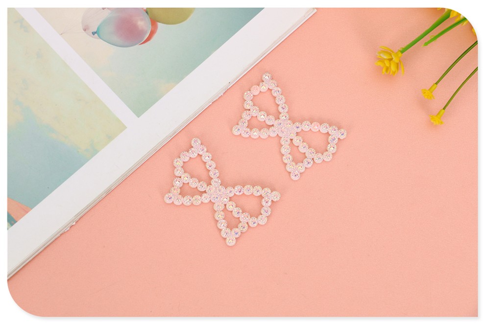 厂家直销平底钻发夹太阳花花边发夹贴片支持来样定制详情图1