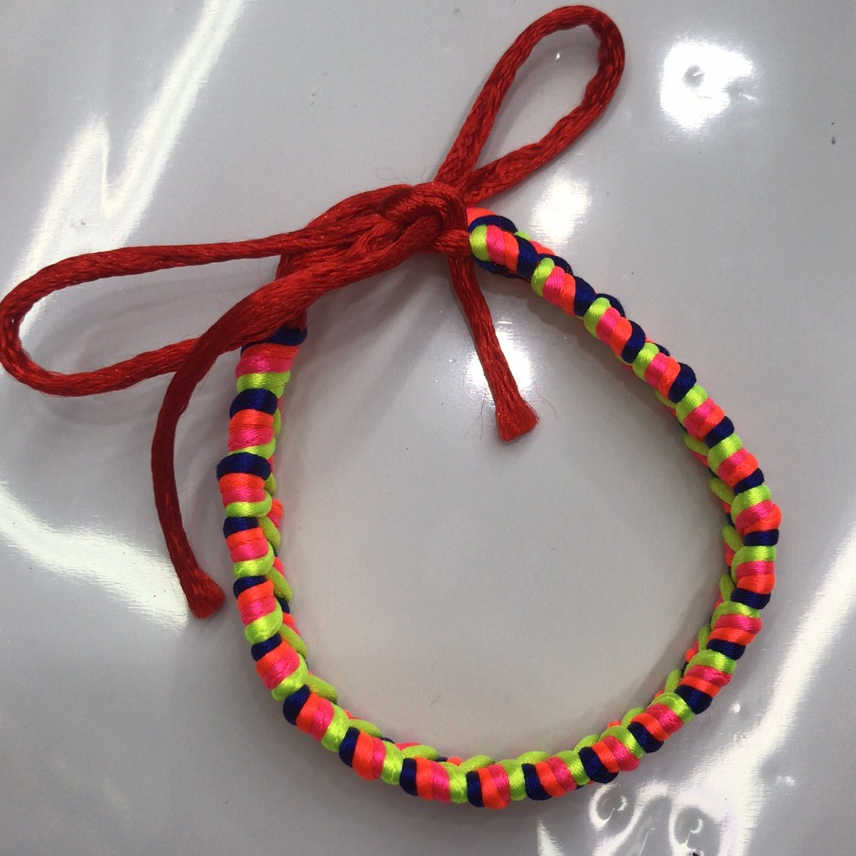 Dragon Boat Festival bracelet Finished bracelet pure hand-woven rope adult children baby bracelet color bracelet bracelet 19