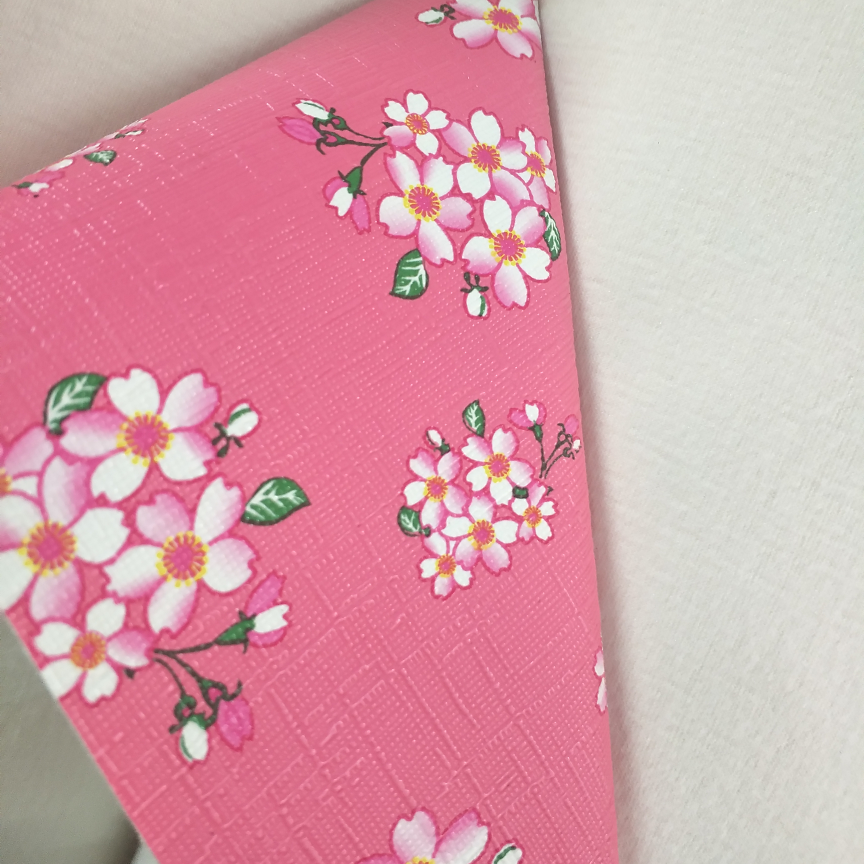 清香梅毛底布梅红