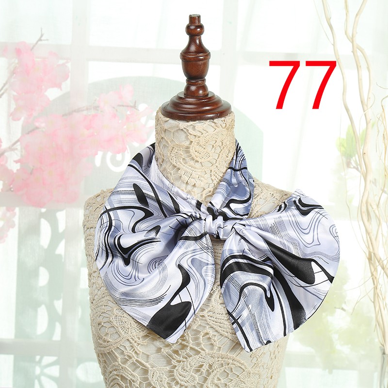 简爱丝缘百变魔术巾职业空姐仿真丝数码印花百搭丝巾广场舞大妈围巾详情15