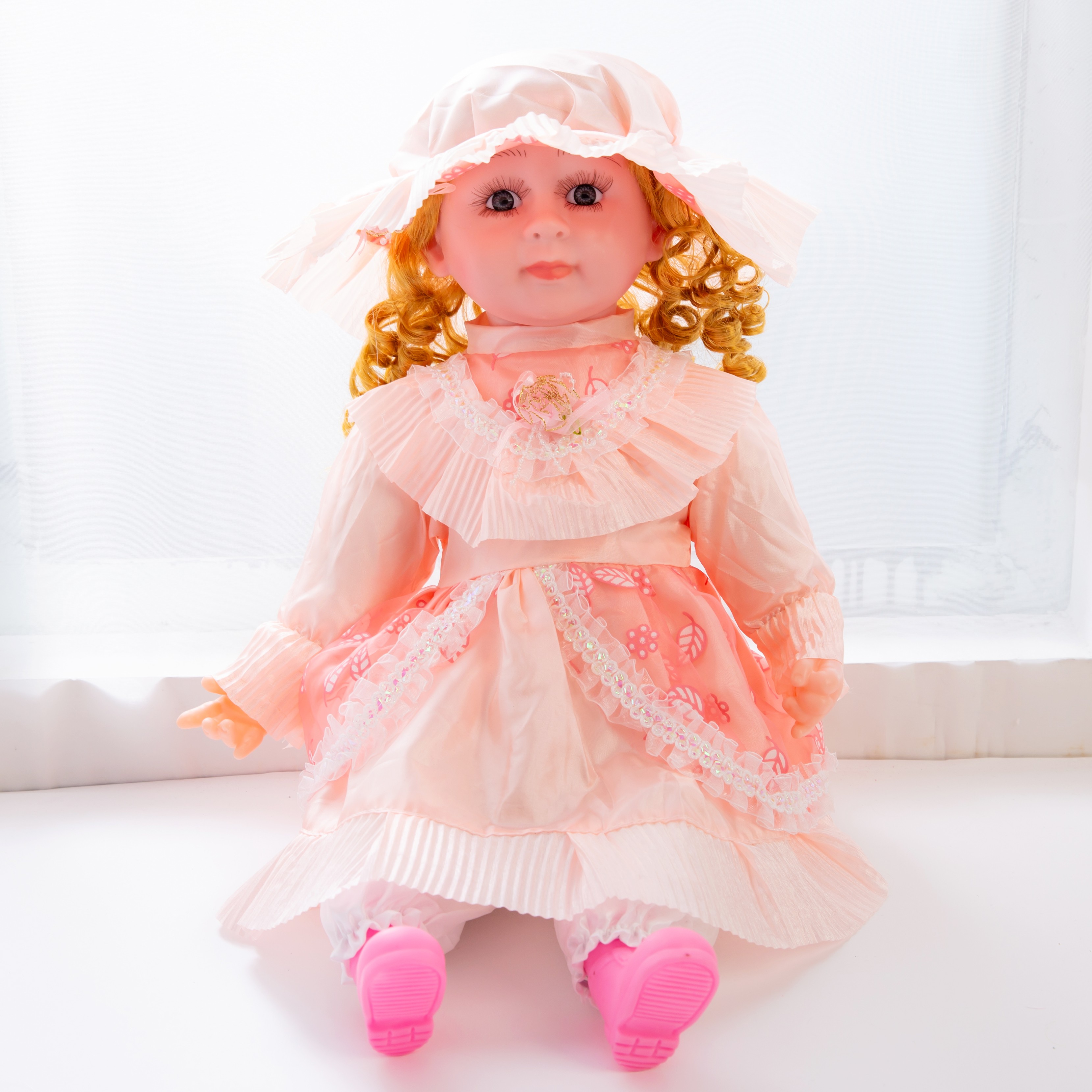 Cotton-bodied wedding dress dolls, imitation dolls, vinyl dolls, and dolls with music detail image 2