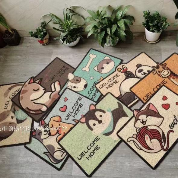 新款宠物异型地垫宠物垫防滑脚垫宠物造型垫地垫高清3D喷印地垫