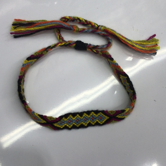 Classic Nepalese friendship bracelet Ethnic style handmade Geneva Bohemian style color contrast hand-woven rope bracelet M-02
