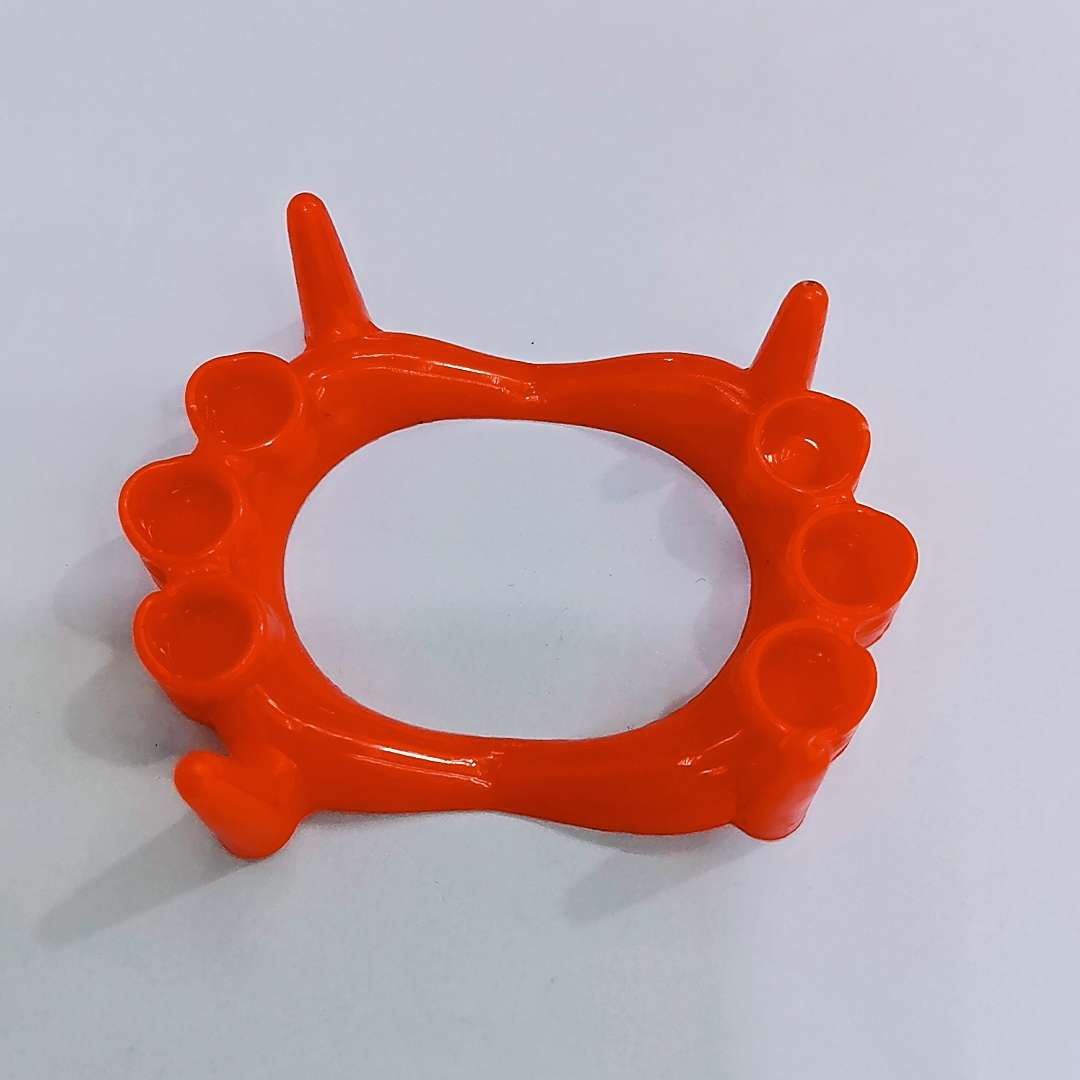 假牙多彩混色儿童cosplay道具派对用品整蛊搞怪塑料玩具蛋壳挂板配件赠品详情图2