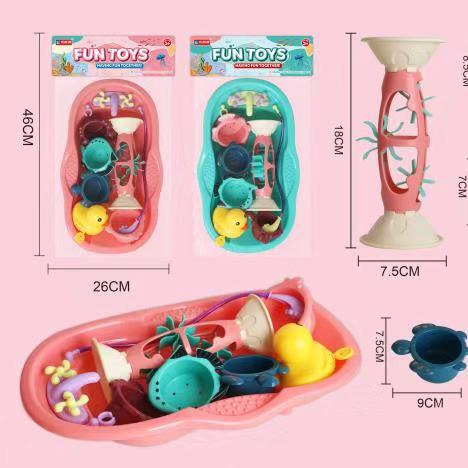 Bathtub water play set