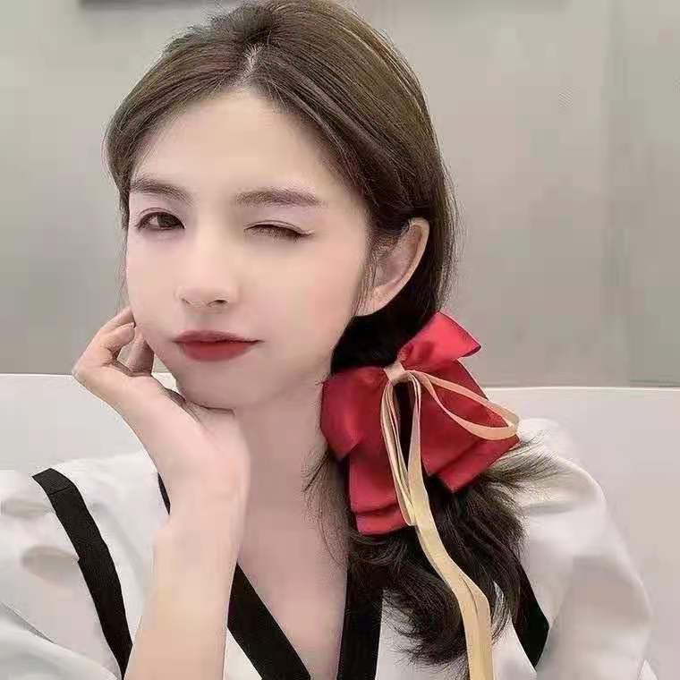 Bow tie and yellow silk scarf