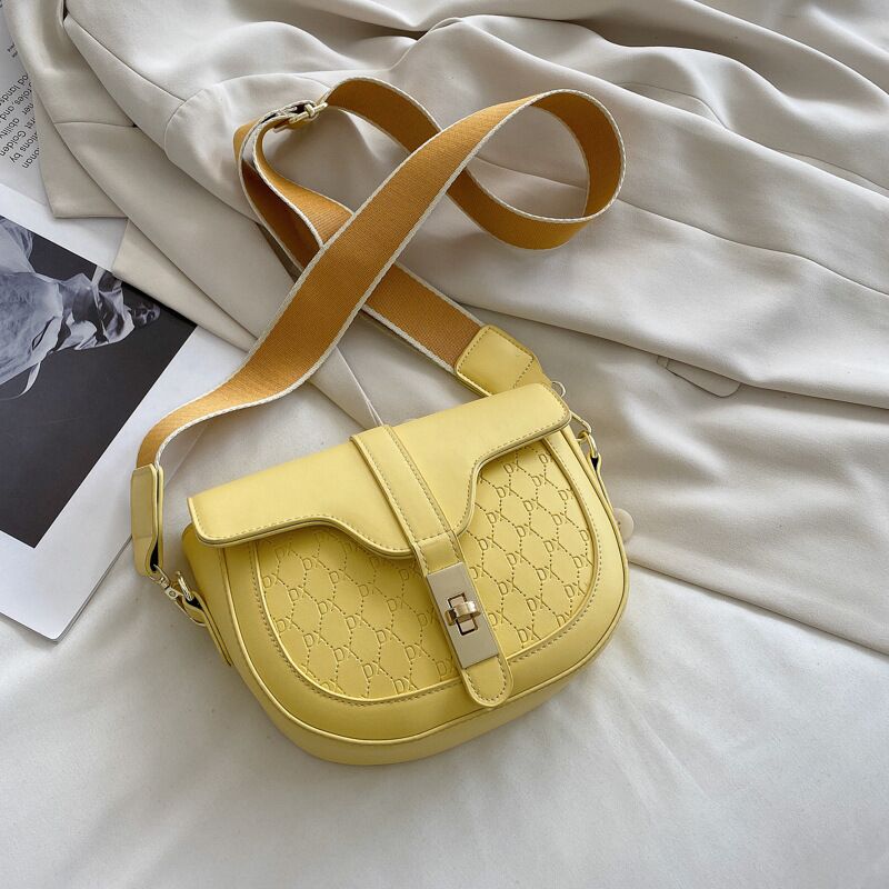 新款女包斜挎单肩包韩版百搭潮流时尚洋气马鞍包详情图4