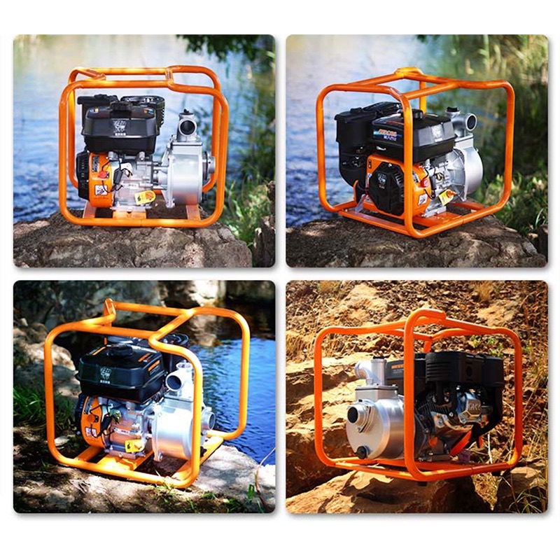 3 inch gasoline pump self-priming pump portable small household irrigation and drainage water pump