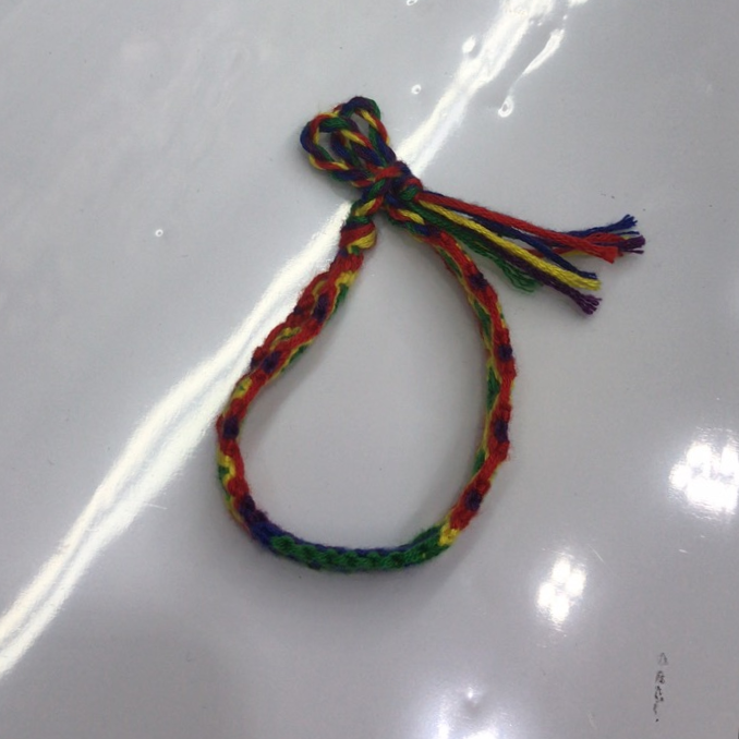 Classic Nepalese friendship bracelet Ethnic style handmade Geneva Bohemian style color contrast hand-woven rope bracelet M-09