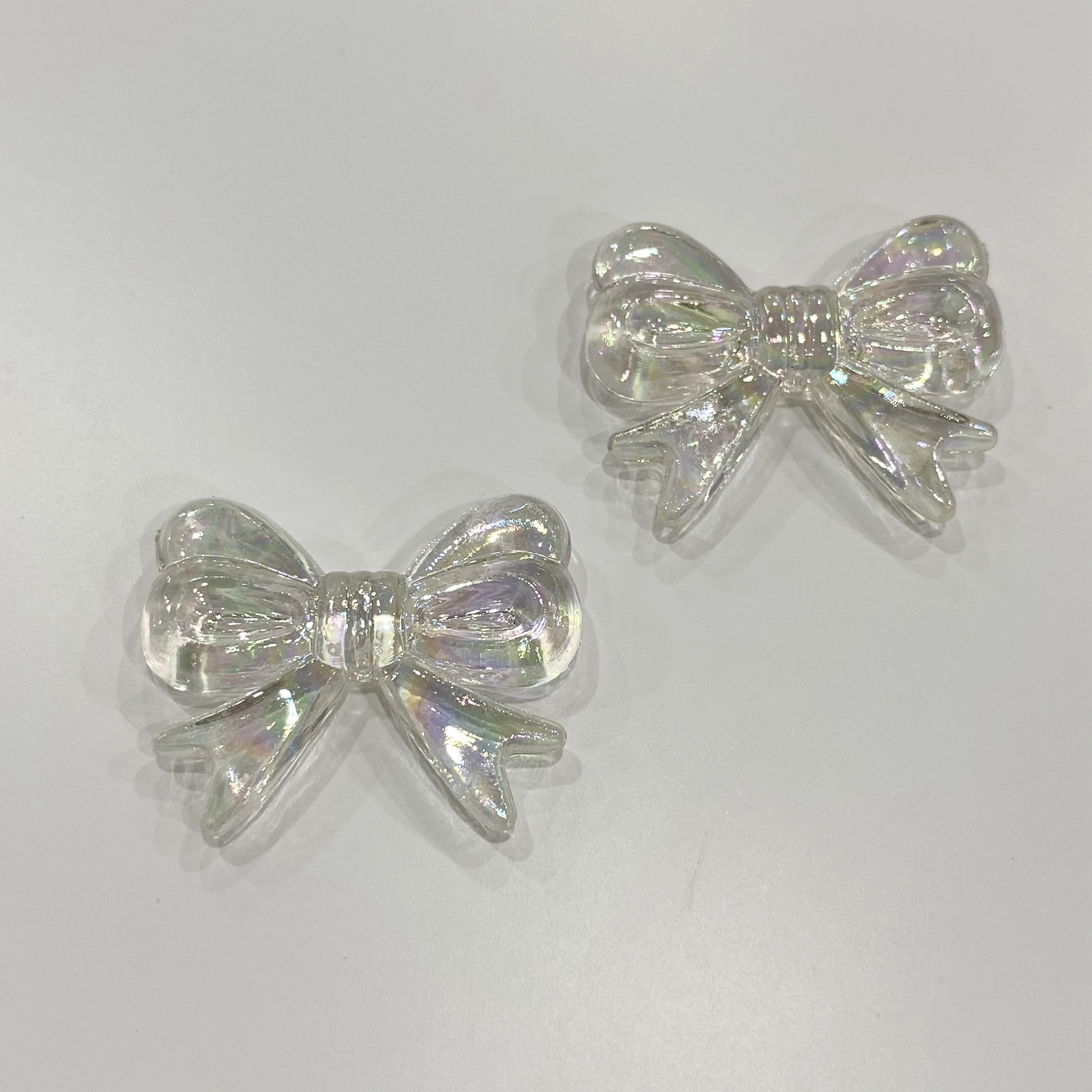New imitation pearl bow tie, bow, AB colorful fork, cross knot clothing, mobile phone case decoration accessories, DIY handcrafted bracelets, necklaces, essential accessories detail image 15
