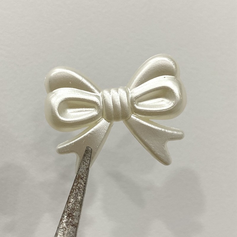 New imitation pearl bow tie, bow, AB colorful fork, cross knot clothing, mobile phone case decoration accessories, DIY handcrafted bracelets, necklaces, essential accessories detail image 12