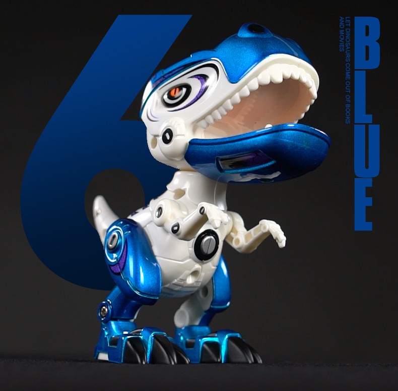 Q版合金机械音乐灯光霸王龙手机支架详情图10