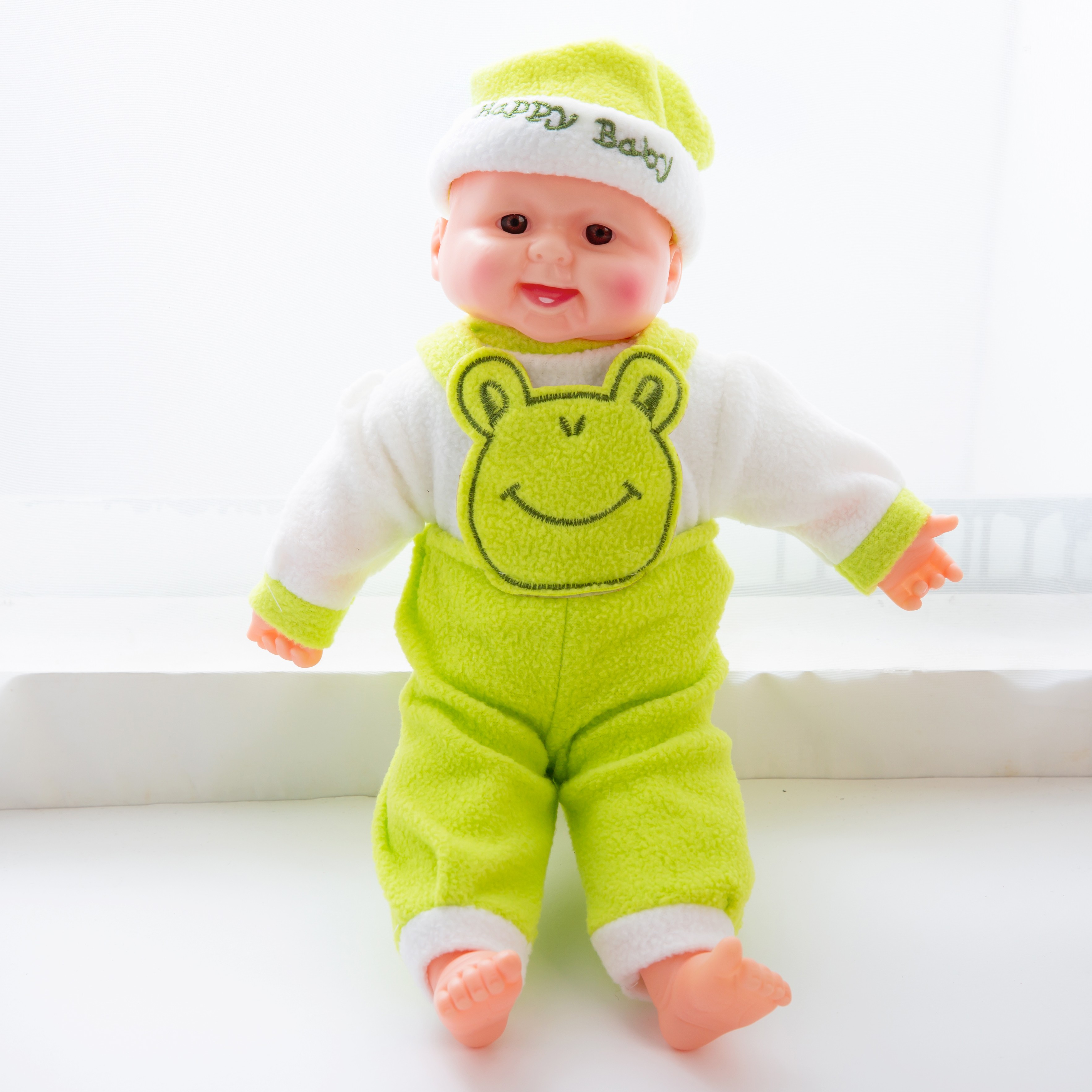 A 50cm large-sized laughing doll with music, a realistic doll pic 3