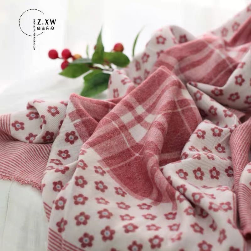 Women's Shawl Autumnwinter Preppy Coat With Casual Explosive Scarf