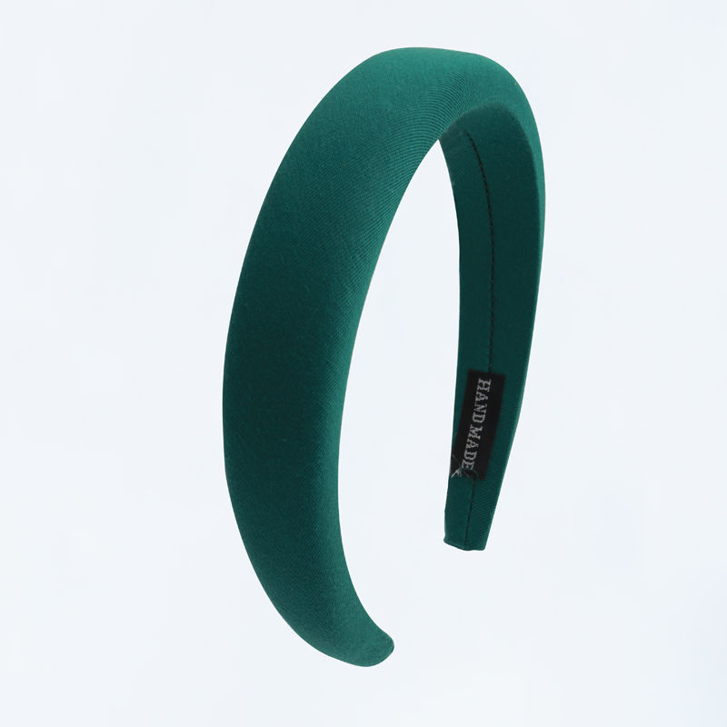 Tiny green fence sponge hair hoop versión coreana moda versátil tendencia duradero