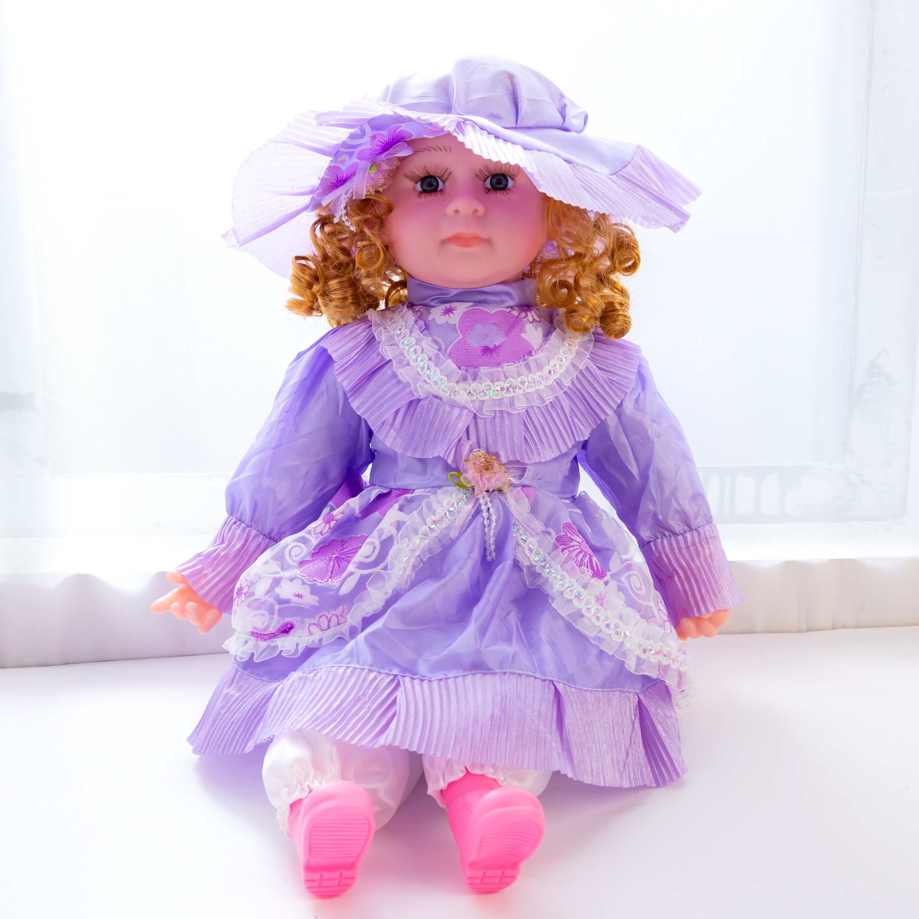 Cotton-bodied wedding dress dolls, imitation dolls, vinyl dolls, and dolls with music detail image 3