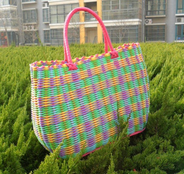 厂家直销   环保材质编篮超市购物篮   面包篮水果篮   收纳筐详情图2