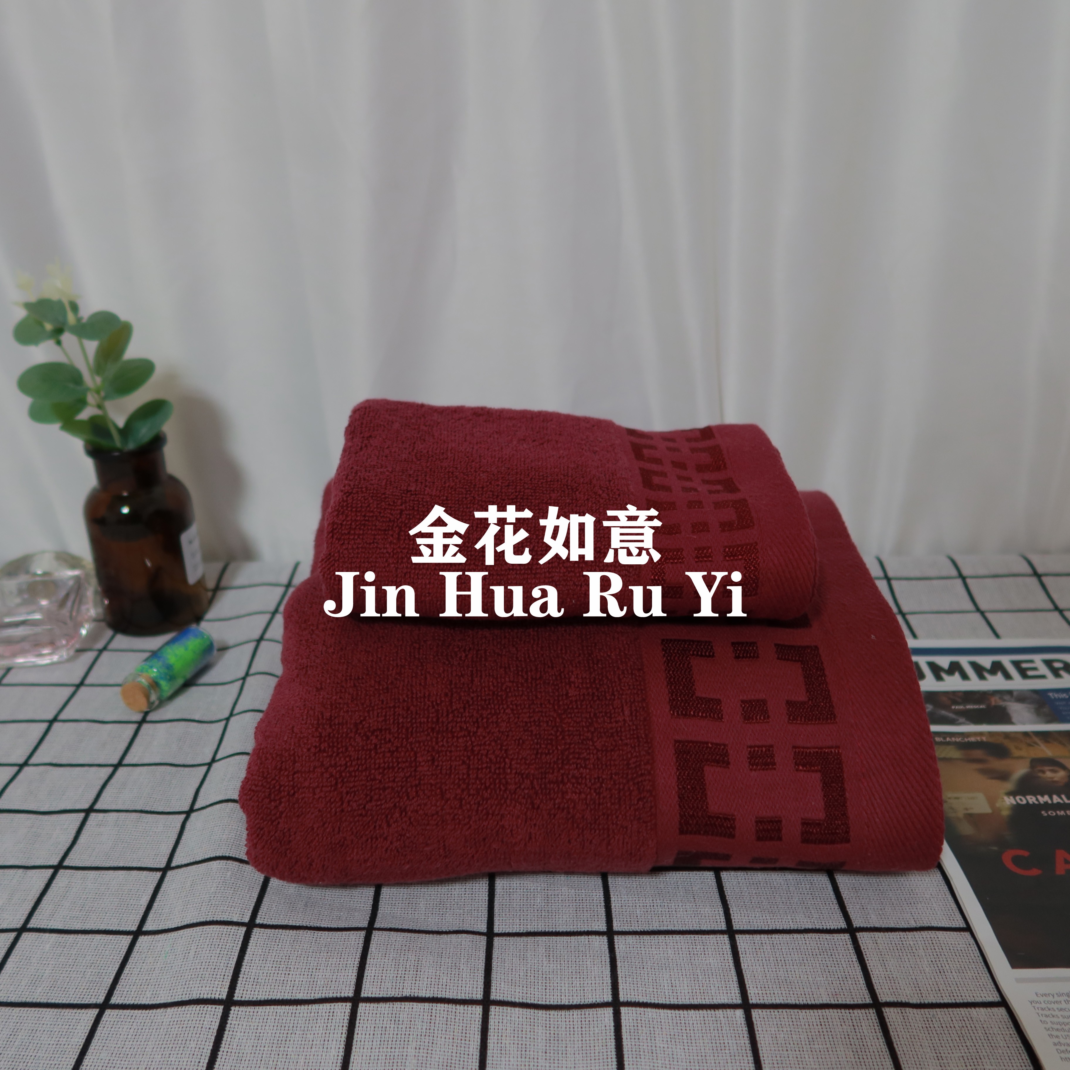 Flower Language style face wash and bath household towels, pure cotton, absorbent and non-fading, soft for both men and women, couple face towels, and mixed color wholesale detail image 6