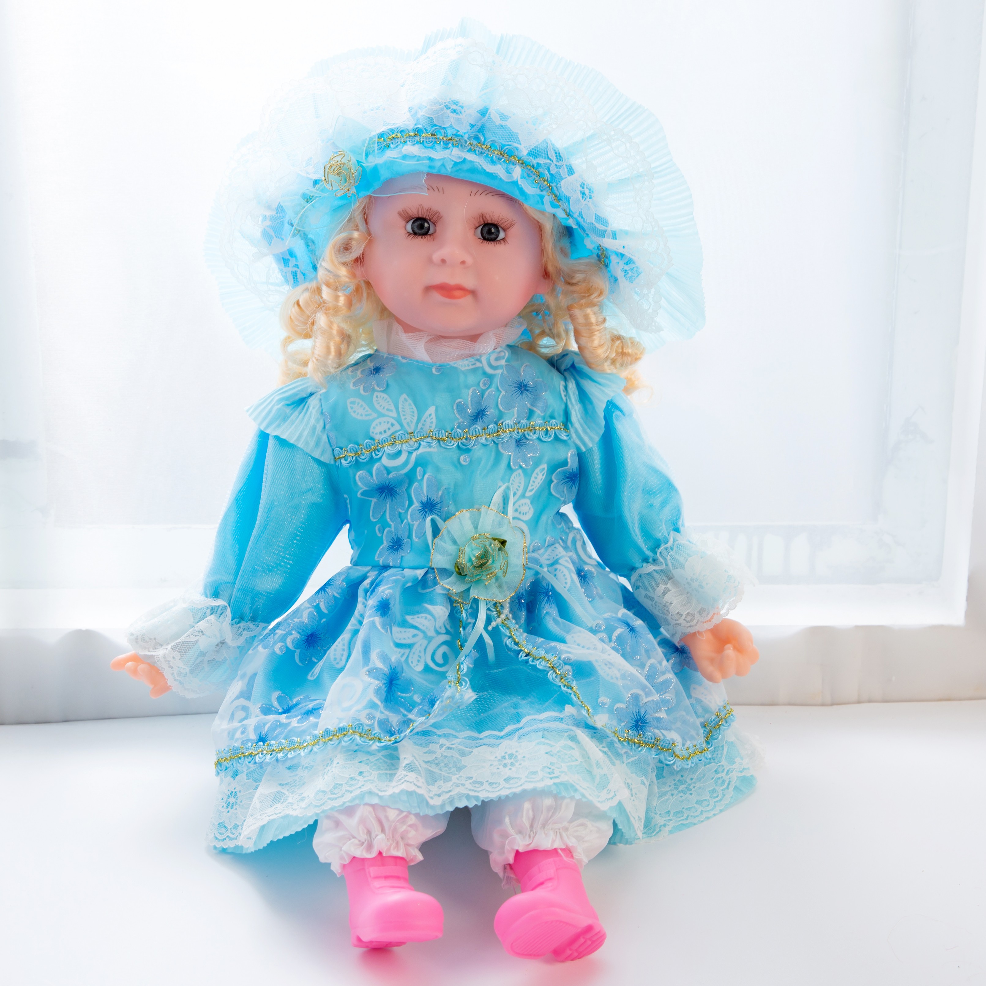 Cotton-bodied wedding dress dolls, imitation dolls, vinyl dolls, and dolls with music detail image 4