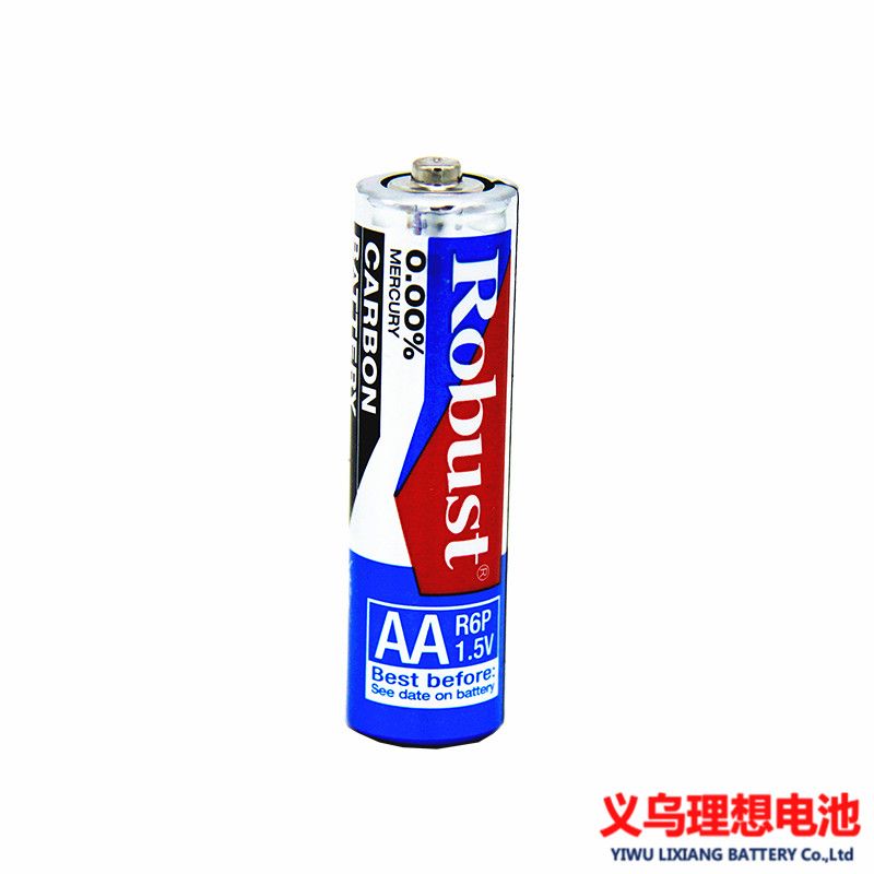 ROBUST 碳性电池 5号五号普通干电池 贴标P型 四只挂卡4B 玩具遥控器产品图