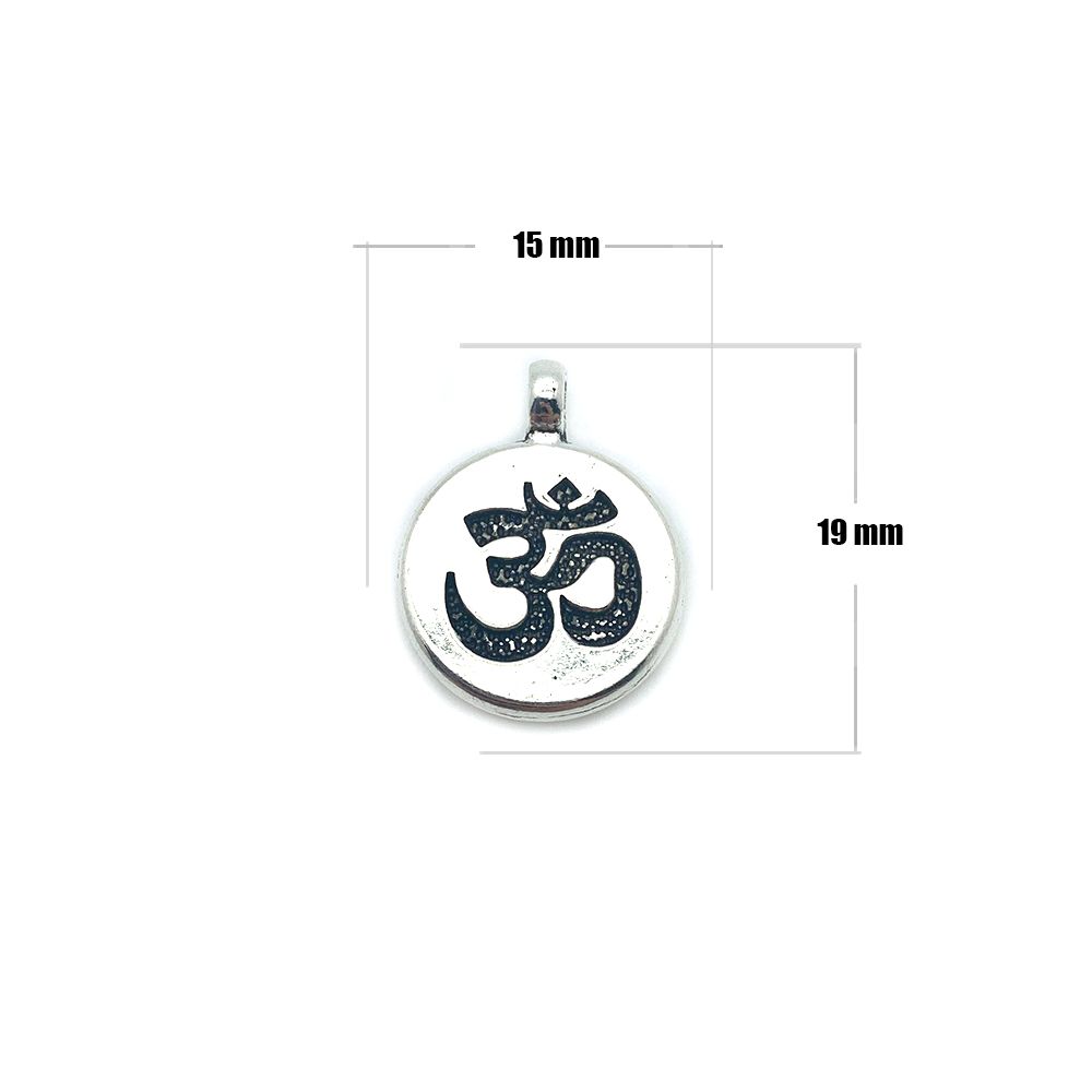 diy handcrafted Buddhist 3D letter pendant necklace accessory pendant factory direct sales Y1606 Application Scenario