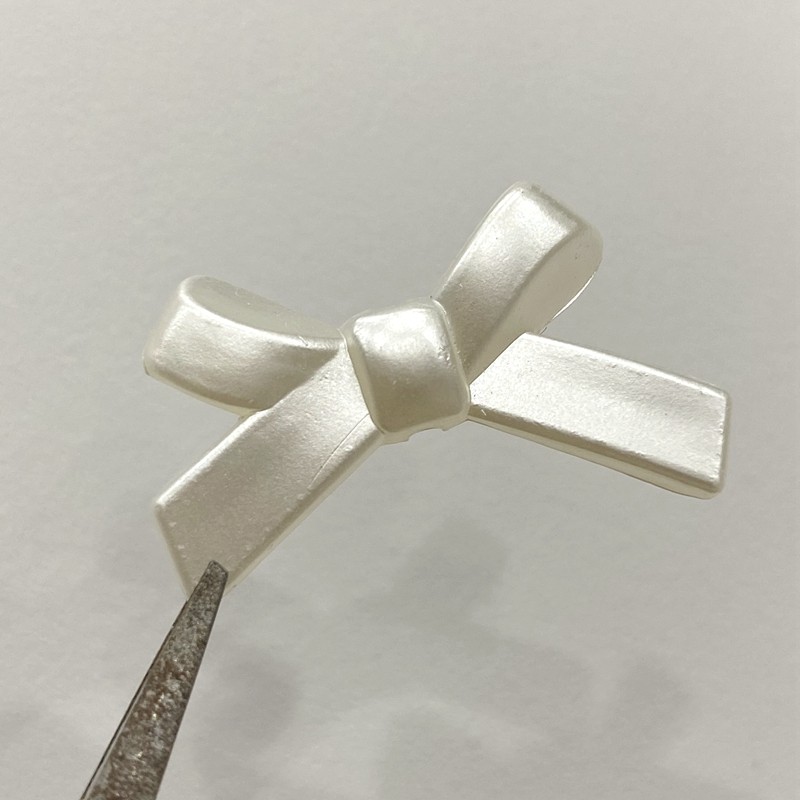 New imitation pearl bow tie, bow, AB colorful fork, cross knot clothing, mobile phone case decoration accessories, DIY handcrafted bracelets, necklaces, essential accessories detail image 14