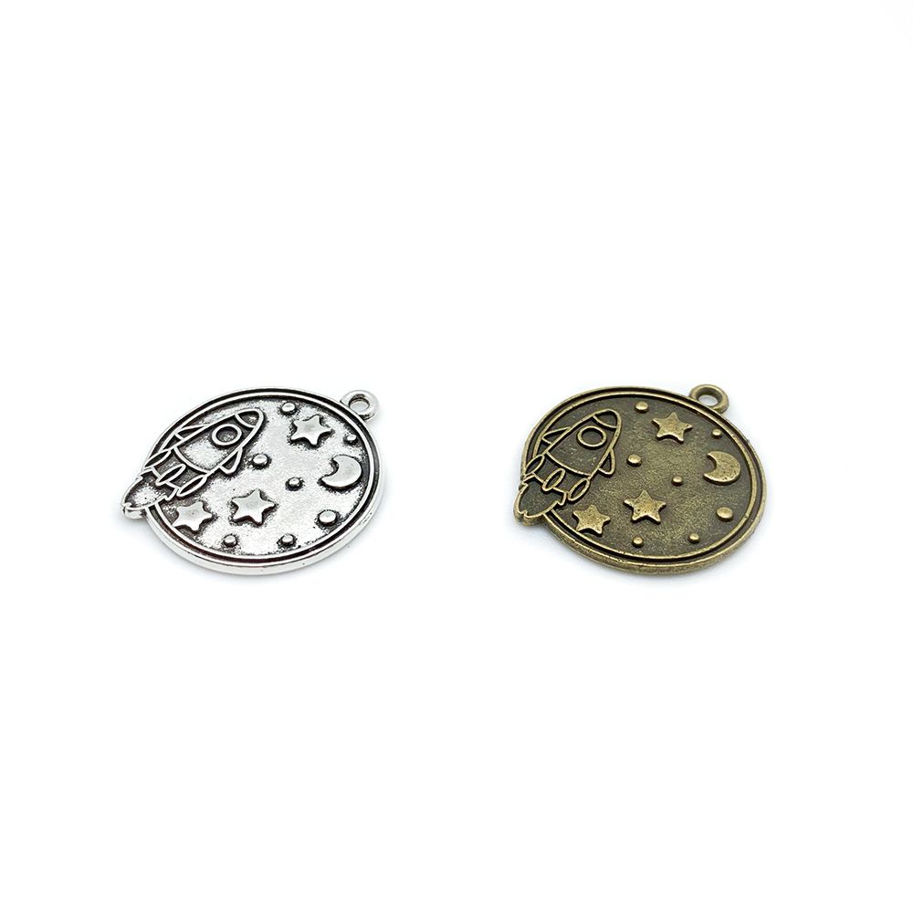 diy handcrafted rocket launch necklace, pendant and accessory factory direct sales of Y1773 alloy parts Application Scenario
