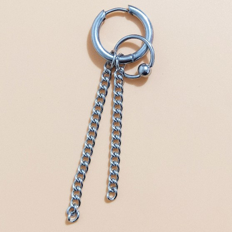The 6870 pair of personalized, creative and stylish stud earrings for both men and women, the same style as that of bts's Kim Tae-hyung details Picture