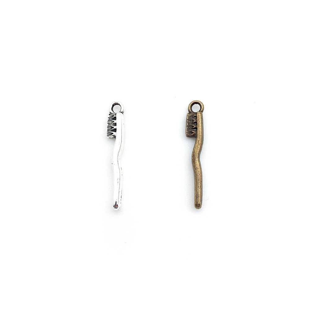 diy hecho a mano aleación accesorios accesorios cepillo de dientes colgante colgante fábrica venta directa Y1554 Specification image