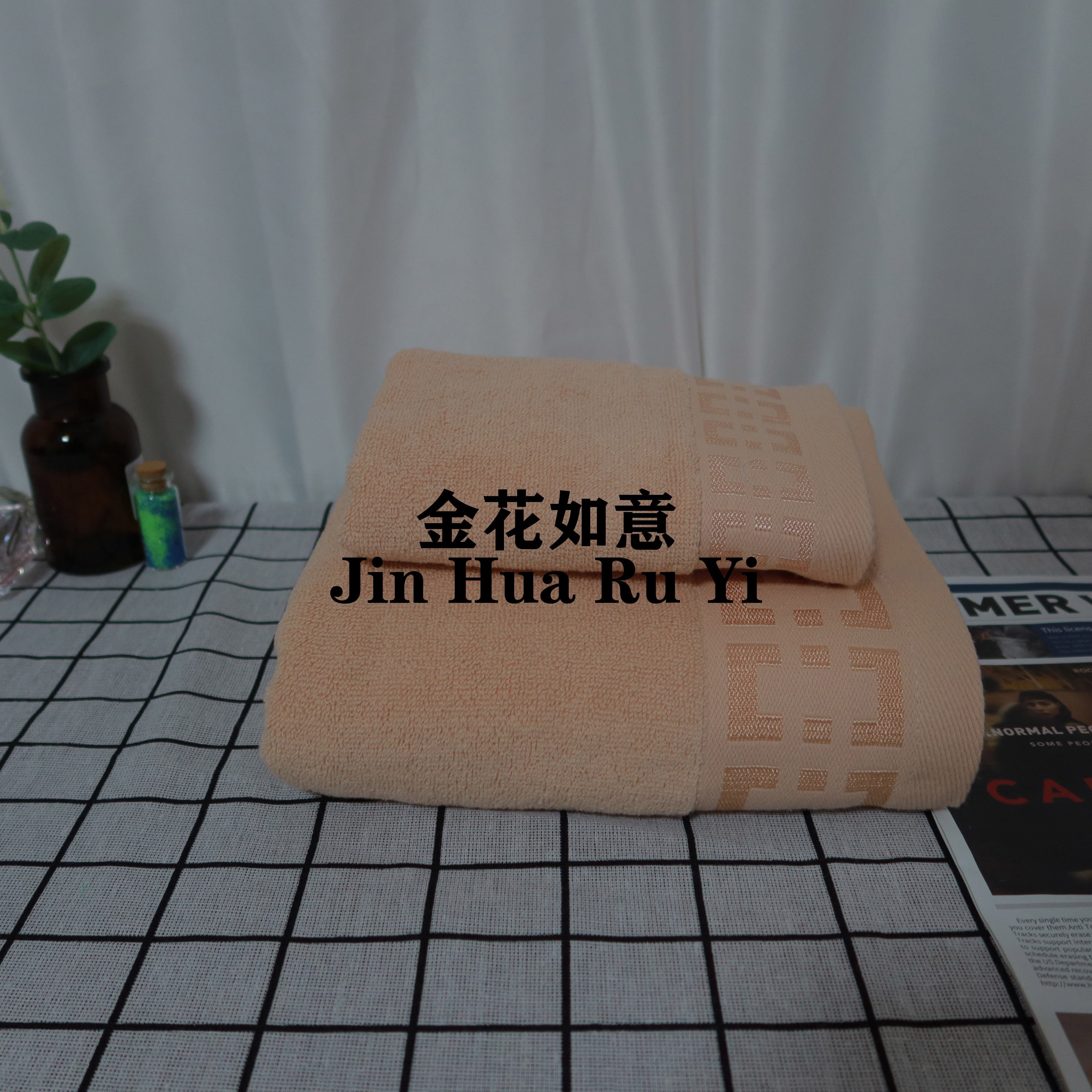 Flower Language style face wash and bath household towels, pure cotton, absorbent and non-fading, soft for both men and women, couple face towels, and mixed color wholesale detail image 7