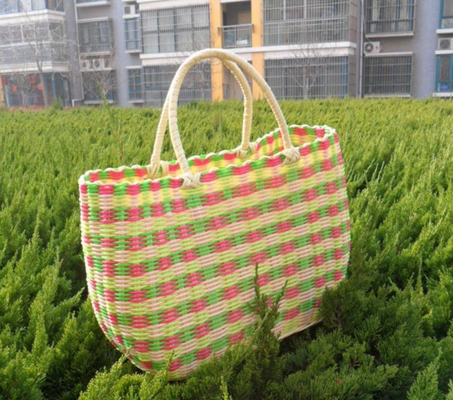 厂家直销   环保材质编篮超市购物篮   面包篮水果篮   收纳筐详情图1