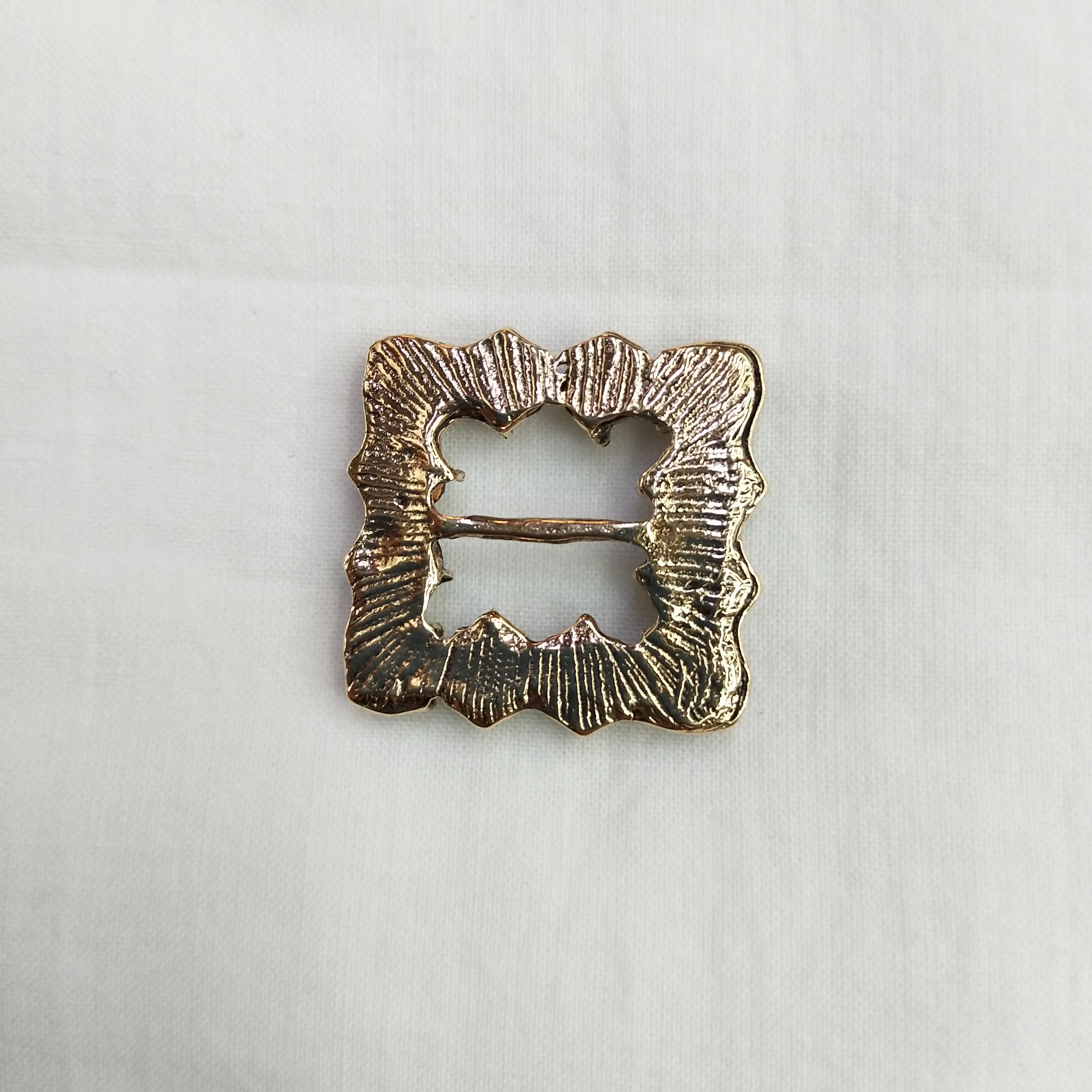 DIY handcrafted jewelry accessories: Alloy simple single square pearl button embellished earrings (100ps/ pack) detail image 4