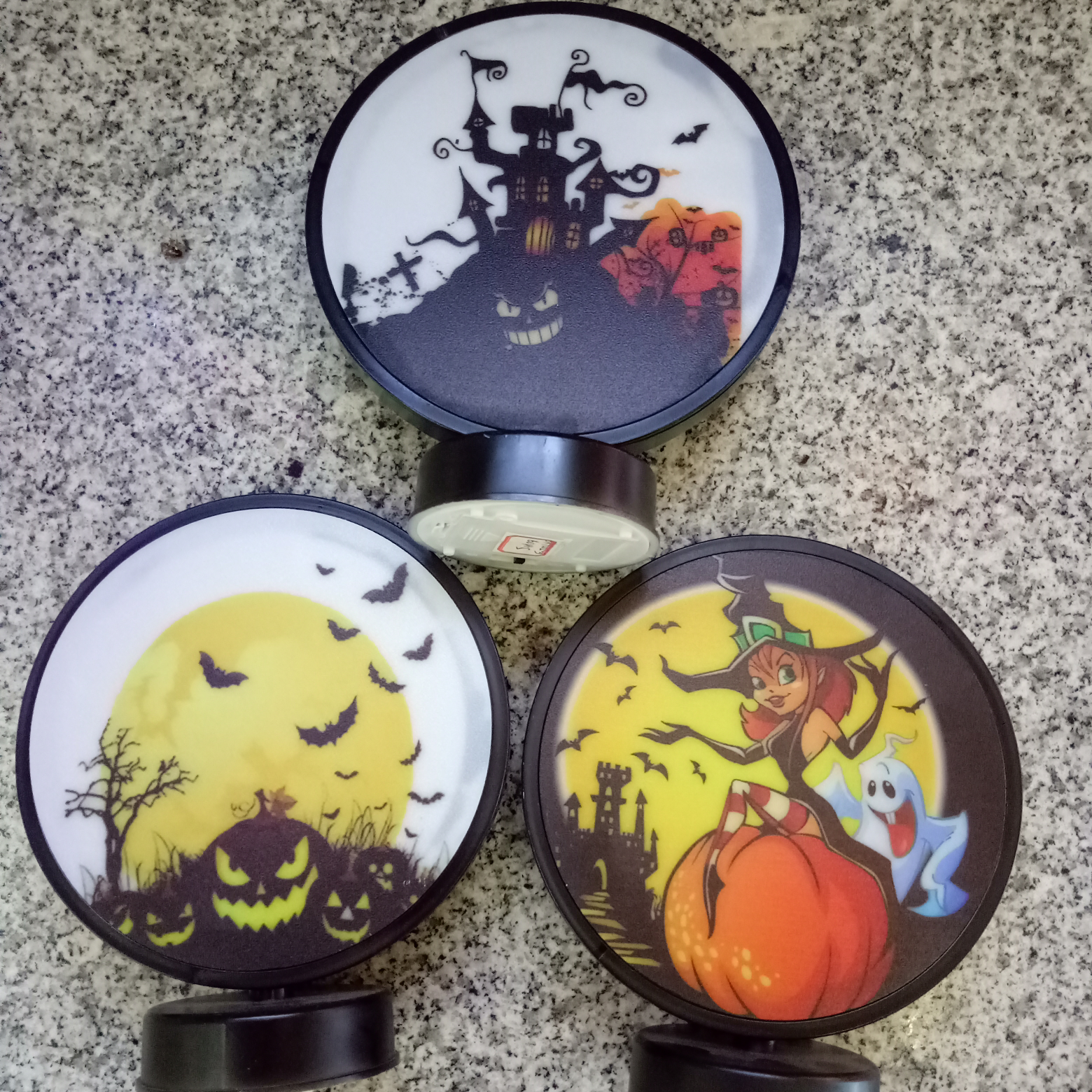 印花鬼节底座灯