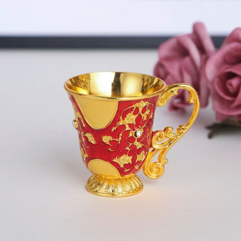 西洋花酒具小号1白底实物图