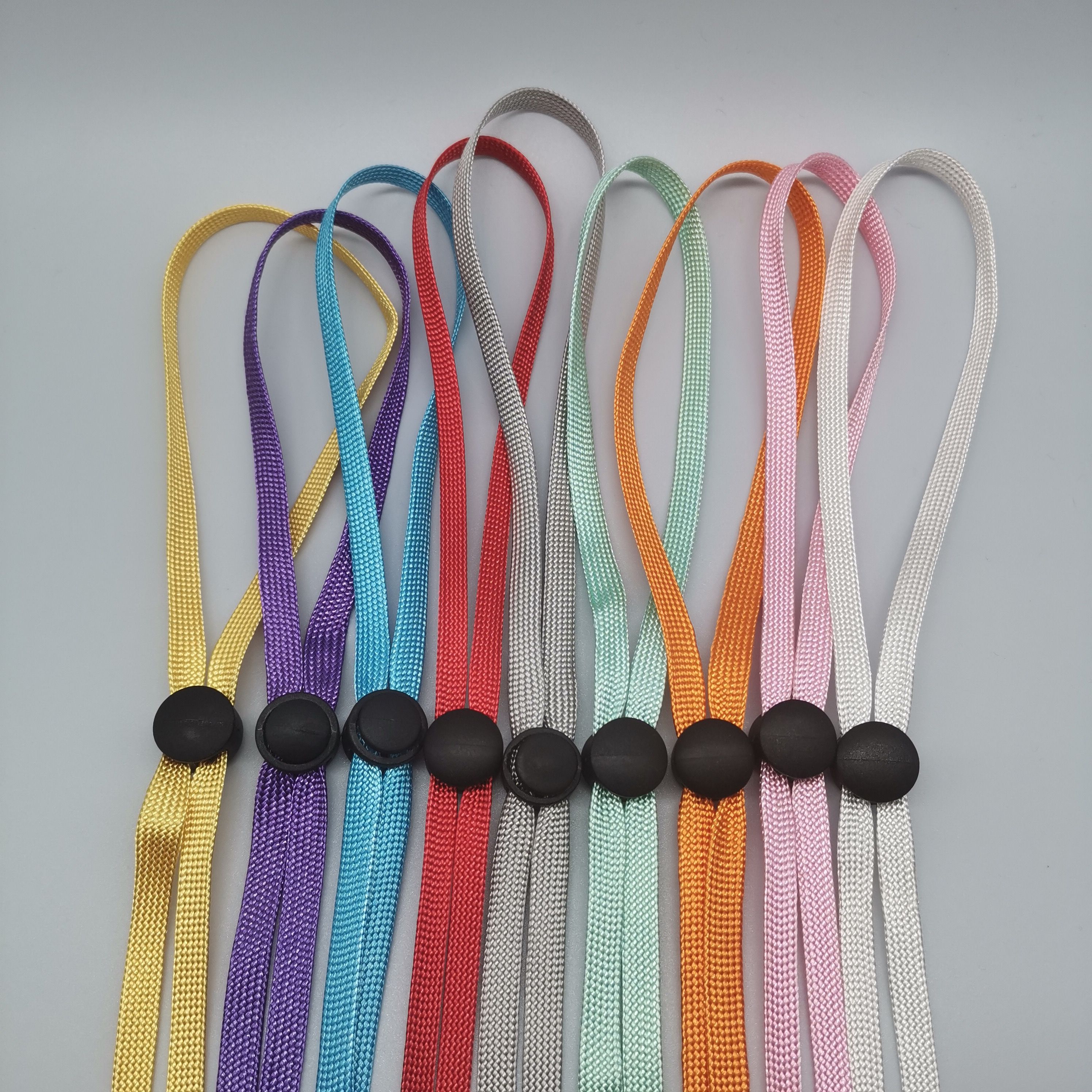 New Face Mask Anti-Loss Lanyard Children Anti-Le Color Windproof Rope Hat Sun Hat Necklace Rope details Picture