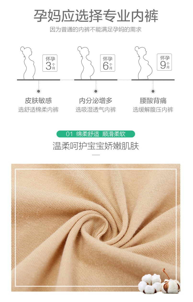 Baolei Women's all-cotton Underpants 5076 detail image 12