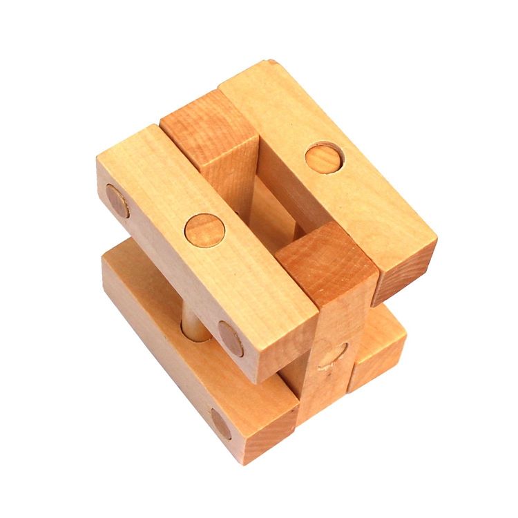 Wooden toys, intelligence unlocking toys, Lu Ban intelligence unlocking, brain-teasing decryption intelligence toys, classic Kongming Lock series toys, chain intelligence Kongming lock unlocking