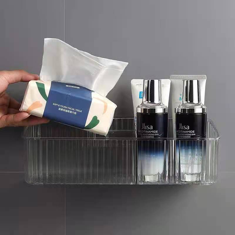 免打孔卫生纸置物架厕所纸巾盒厕纸抽纸盒卷放卫生间洗手间壁挂式