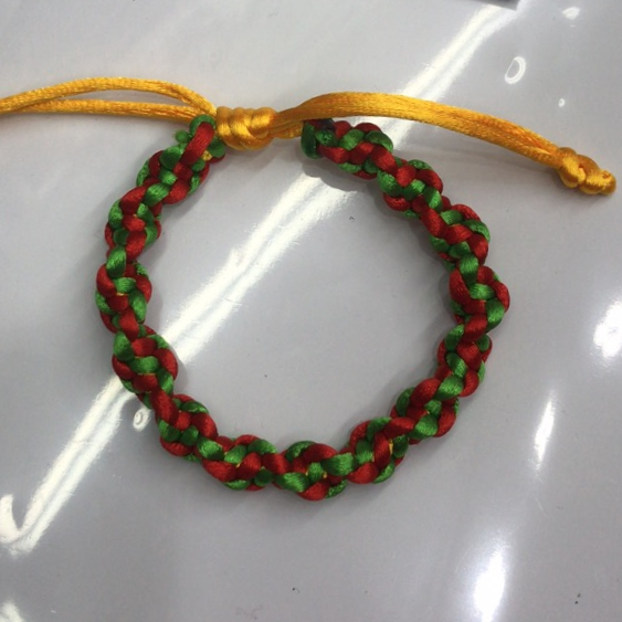 Original hand-braided two-color bracelet multi-braided lock knot flat knot winding braided hand bracelet YC-006