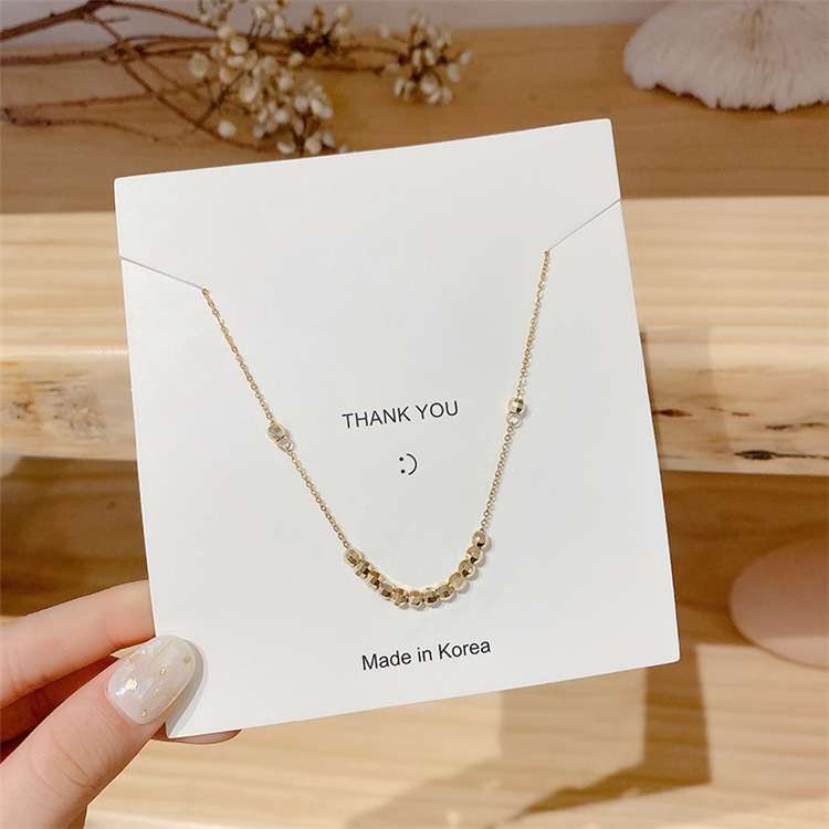 Korean bestseller pearl copper necklace, female Internet celebrity retro zircon choker sweater chain, design sense pendant wholesale 56879 details Picture