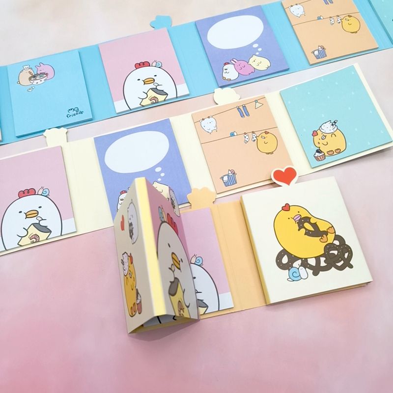 New 520 Cute Post-it Notes Note book 60% off N times stickers removable tape Stick my friend 005 full figure