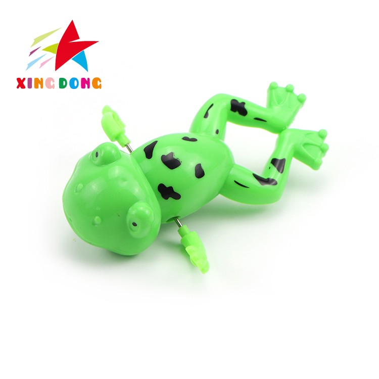 Juguete para niños juego de agua cadena reloj pequeña rana niños baño remo juguete detail image 1