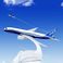 16cm仿真飞机模型摆件儿童玩具橱窗装饰品办公室摆件波音787原机型空客飞机产品图