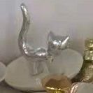 White cat ring tray thumbnail