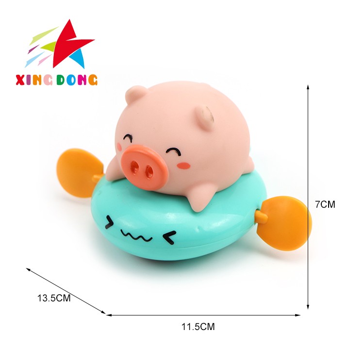 Evil kid juguetes de broca de cuerda en cadena peppa pig flying pigs ABS juguetes de remada detail image 3