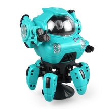电动星球战警八爪机器人玩具批发绿色