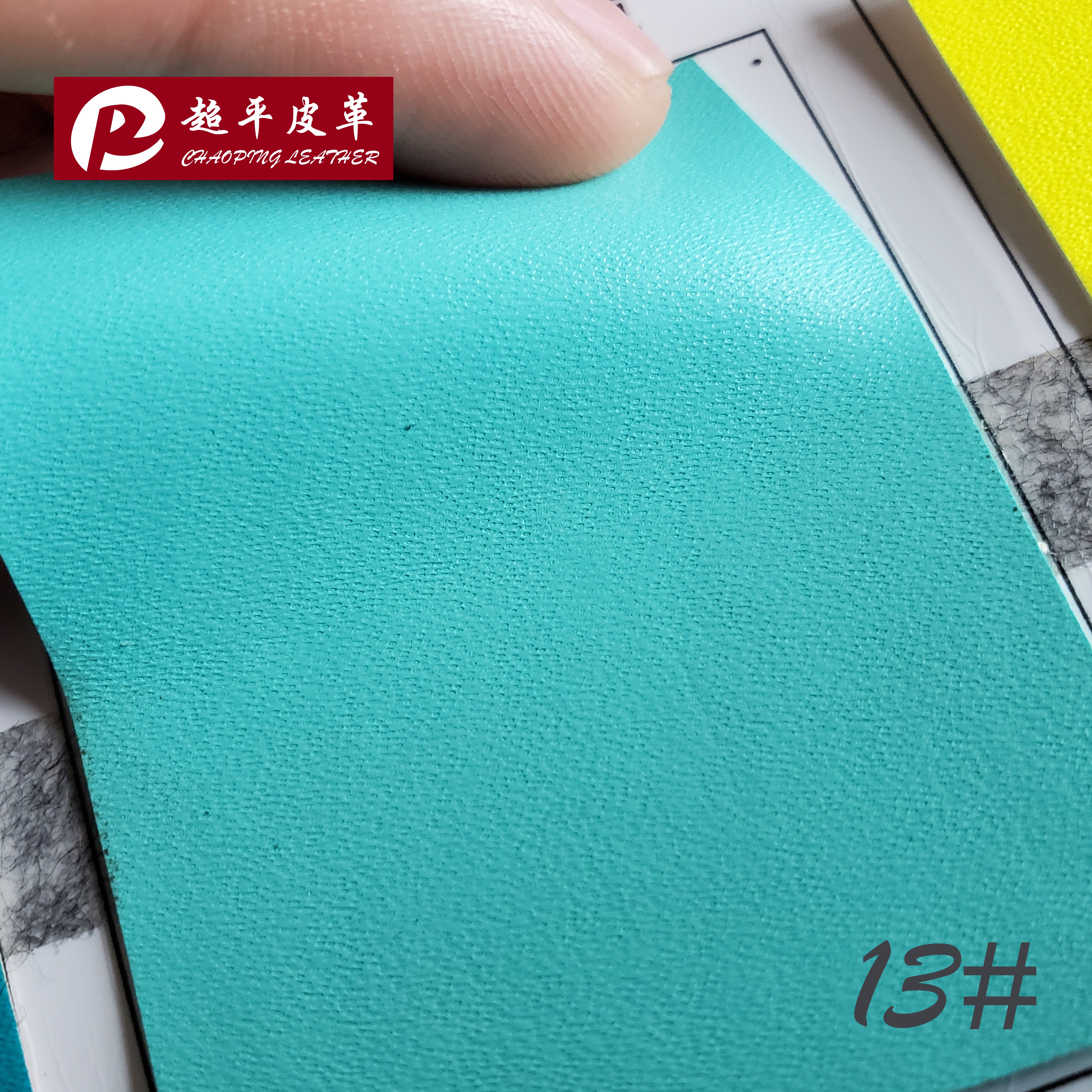 New in-stock PU leather eco-friendly fabric for luggage, B-100 texture PU leather with a skin-friendly touch, custom-made sofa fabric detail image 18